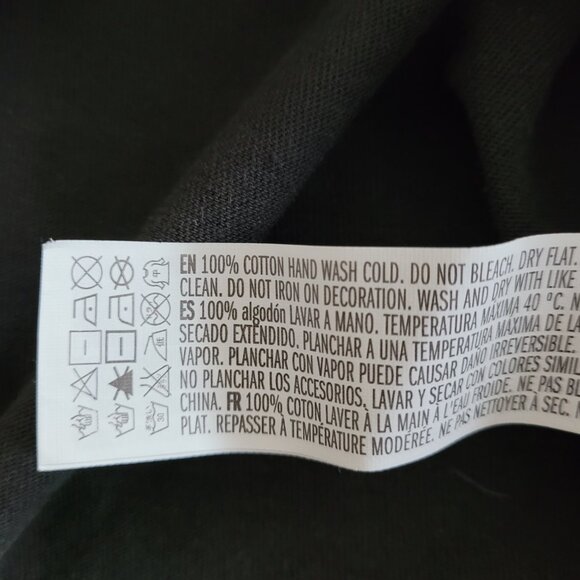 Forever 21 Star Studded Cutout Sleeveless T-Shirt Tank Top SZ S Khaki Green - Picture 8 of 8